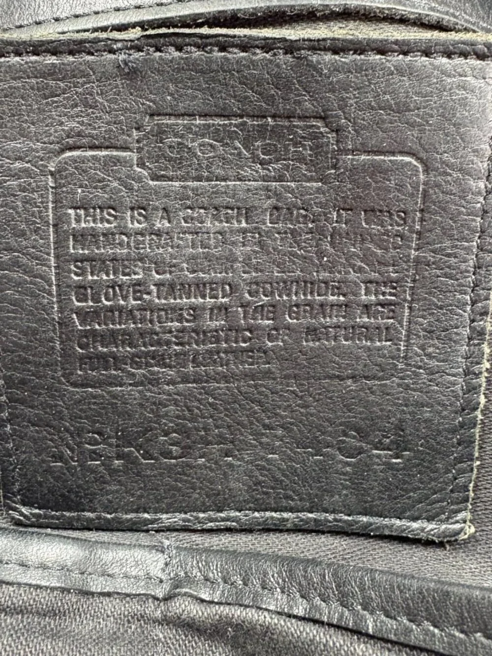 Vintage COACH Mercer Black 2-Way Nylon/Leather Backpack Handbag Minimalist 7404